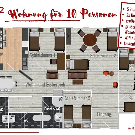 Alter Bahnhof - Monteurswohnungen Διαμέρισμα Schwaan